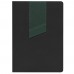 Ежедневник Bookmark, недатированный, черный с зеленым
