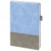 Ежедневник Horizon, недатированный, серый с голубым