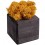 Декоративная композиция GreenBox Black Cube, желтый