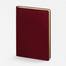 Ежедневник Nebraska Flex, недатированный, бордовый с золотистым