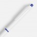 Ручка шариковая Bright Pop, белая с синим