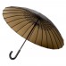 Зонт-трость Ella, черный с бронзовым