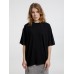 Футболка оверсайз унисекс Lavinia, черная