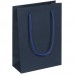 Пакет бумажный Vid S, синий