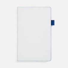 Ежедневник White Shall, недатированный, бело-синий