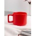 Чашка Jumbo в коробке матовая, красная