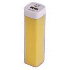 Bнешний аккумулятор Bar, 2200 mAh, ver.2, желтый