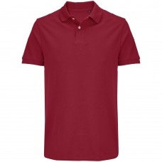 Рубашка поло унисекс Pacific, красная (бургунди)