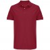 Рубашка поло унисекс Pacific, красная (бургунди)
