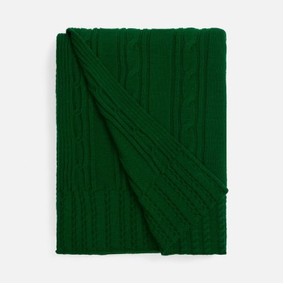 Плед Remitti, глубокий зеленый