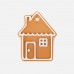 Мини-подвеска «Пряник», 3D-печать на заказ, домик