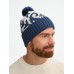 Шапка Wintertude, синяя с белым