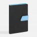 Ежедневник Boom, недатированный, черный с голубым Ежедневник Boom, недатированный, черный с голубым