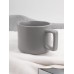 Чашка Jumbo в коробке матовая, светло-серая