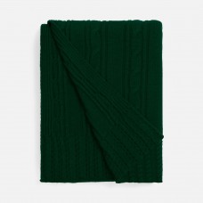 Плед Remitti, темно-зеленый (хвойный)