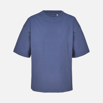 Футболка оверсайз женская Boxy Women, синяя (джинс)