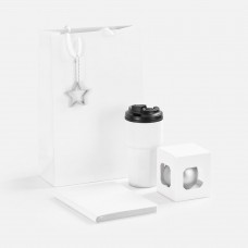 Набор Astrela, белый с серебристым