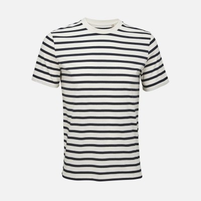 Футболка унисекс Legend, молочно-белая с темно-синим