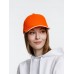 Бейсболка Spiker, оранжевая с белым