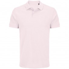 Рубашка поло унисекс Pacific, светло-розовая