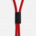 Кабель-ланьярд energyFlex Power Delivery 60 Вт, красный