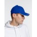 Бейсболка Spiker, ярко-синяя с белым