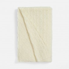 Плед Braidera, белый (молочный)