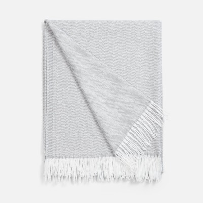 Плед «Гирвас», светло-серый