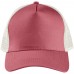 Бейсболка Blink, розовая (лососевая) с молочно-белым