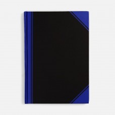 Блокнот Accenti, черный с синим