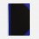 Блокнот Accenti, черный с синим