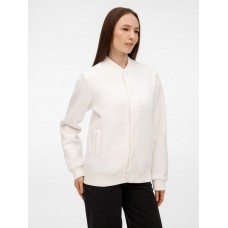 Бомбер унисекс AtmosWear, молочно-белый