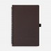 Блокнот на спирали Coffeist, коричневый