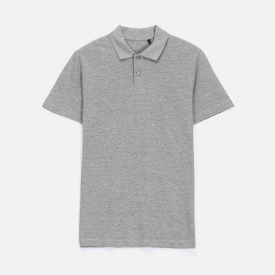 Рубашка поло унисекс Pulse, серый меланж