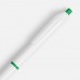 Ручка шариковая Bright Pop, белая с зеленым