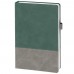 Ежедневник Horizon, недатированный, серый с зеленым