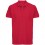Рубашка поло унисекс Pacific, красная