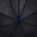 Зонт-трость Hidecolor с цветными спицами, черный с синим