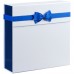 Коробка складная Gallant, L, белая с синим Коробка складная Gallant, L, белая с синим