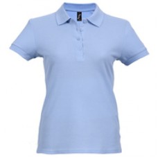 Рубашка поло женская PASSION 170, голубая