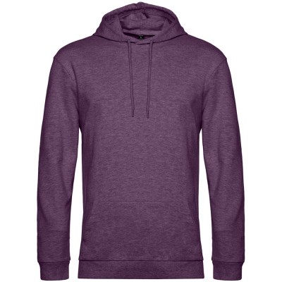 Толстовка с капюшоном унисекс Hoodie, фиолетовый меланж