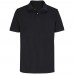 Рубашка поло унисекс Pacific, черная Рубашка поло унисекс Pacific, черная