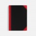 Блокнот Accenti Mini, черный с красным