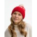 Шапка Holidale, красная с молочным