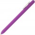 Ручка шариковая Slider Soft Touch, фиолетовая с белым