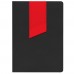 Ежедневник Bookmark, недатированный, черный с красным