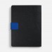 Ежедневник Boom, недатированный, черный с ярко-синий