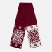 Шарф Wintertude M, красный с белым