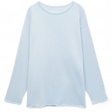 Лонгслив унисекс Siluetti Fuori, светло-голубой