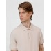 Рубашка поло унисекс Pacific, бежевая (льняная)